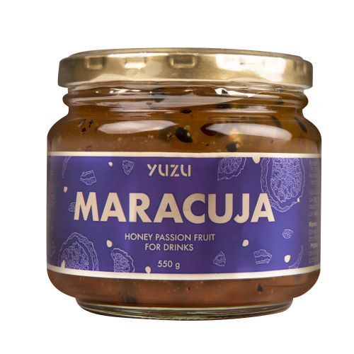 Yuzu Maracuja - Nápojový koncentrát s kúskami Maracuji, s vitamínom A, B, C