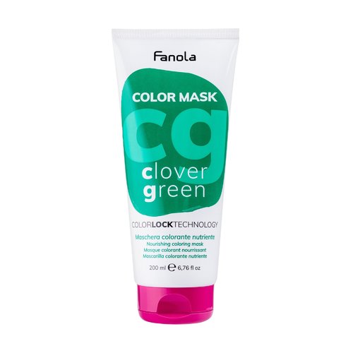 Fanola Color Mask - Vyživující a barvicí maska na vlasy 200 ml - Clover Green