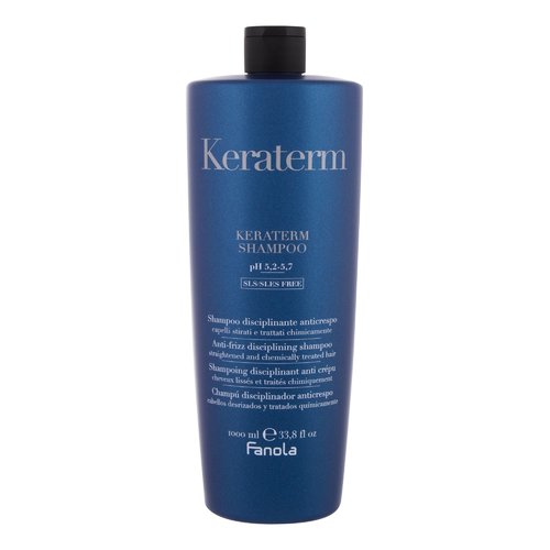 Fanola Keraterm Shampoo - Vyživující a hydratující šampon pro narovnané a chemicky ošetřené vlasy 1000 ml