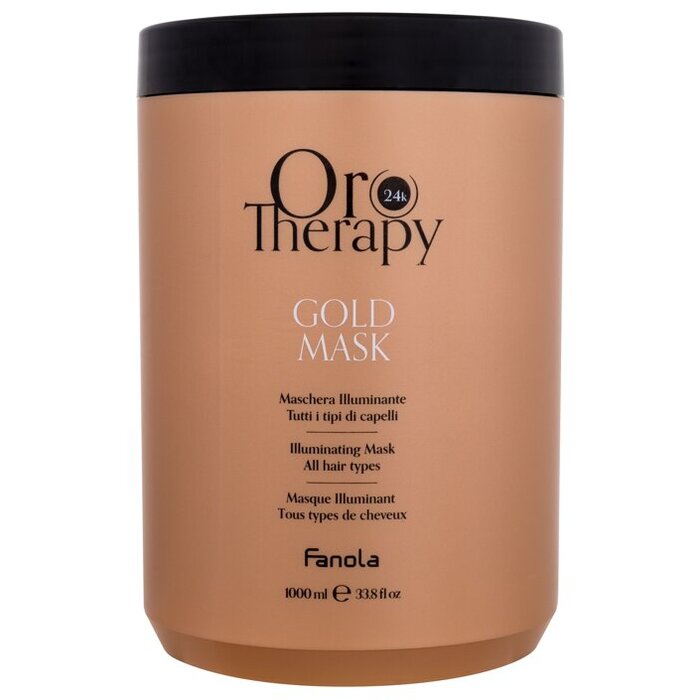 Fanola Oro Therapy 24K Gold Mask - Vyživující a zjemňující maska na vlasy 300 ml