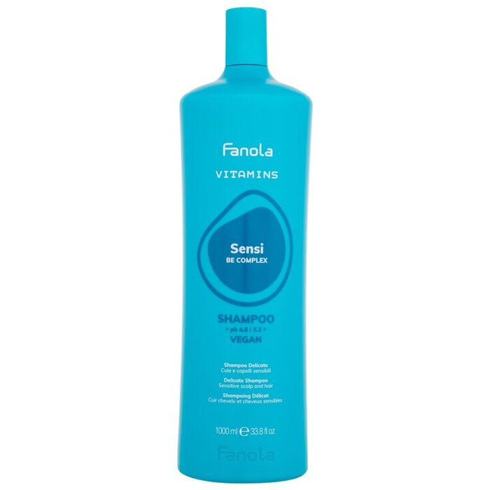 Fanola Vitamins Sensi Shampoo - Šampon pro citlivou pokožku hlavy a vlasy 1000 ml