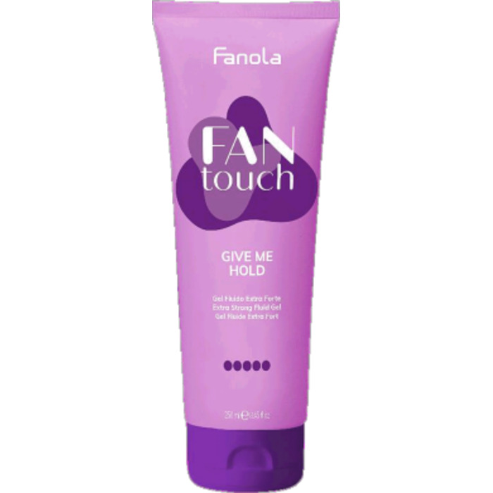 Fanola Fan Touch Give Me Hold Extra Strong Fluid Gel - Extra silný gel na vlasy 250 ml