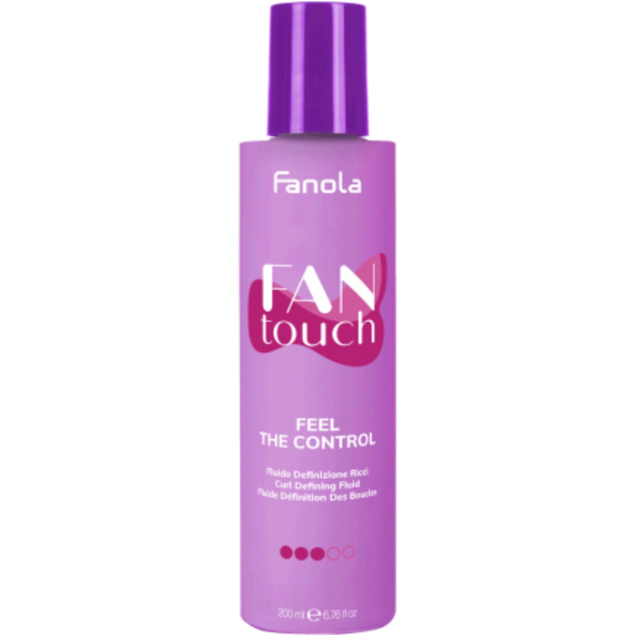 Fanola Fan Touch Feel The Control Curl Defining Fluid - Fluid pro definici vln 200 ml