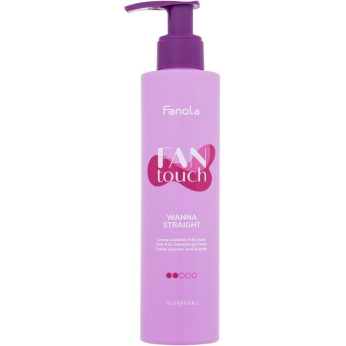 Fan Touch Wanna Straight Cream - Uhlazující krém na vlasy