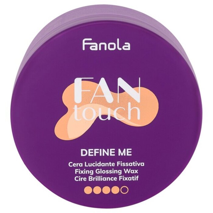 Fan Touch Define Me Wax - Lesklý fixačný vosk na vlasy
