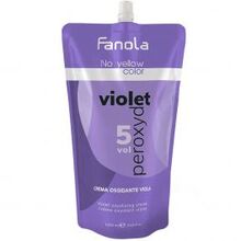 No Yellow Color Violet Peroxyde 1,5% 5 Vol. - Vyvíjacia emulzia pre neutralizáciu žltých tónov
