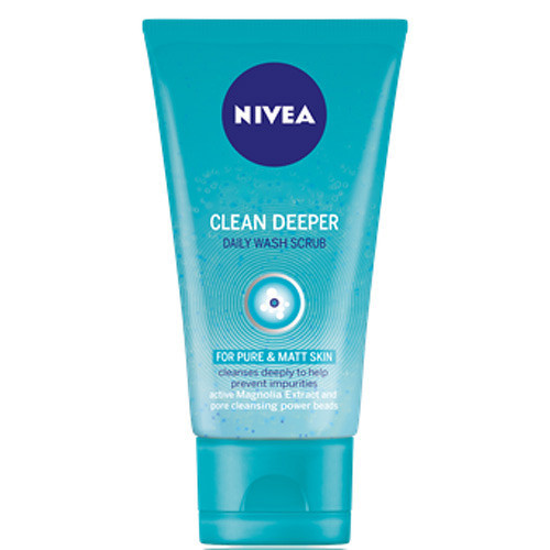 Nivea Clean Deeper Daily Wash Scrub - Hloubkově čisticí gel 150 ml