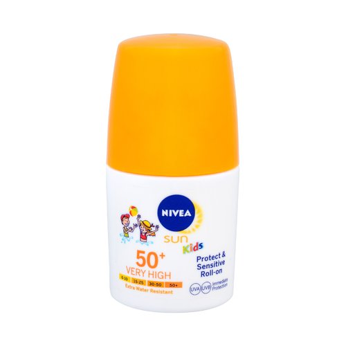 Nivea Sun Kids Protect & Sensitive Roll-on SPF50+ - Opalovací přípravek na tělo 50 ml