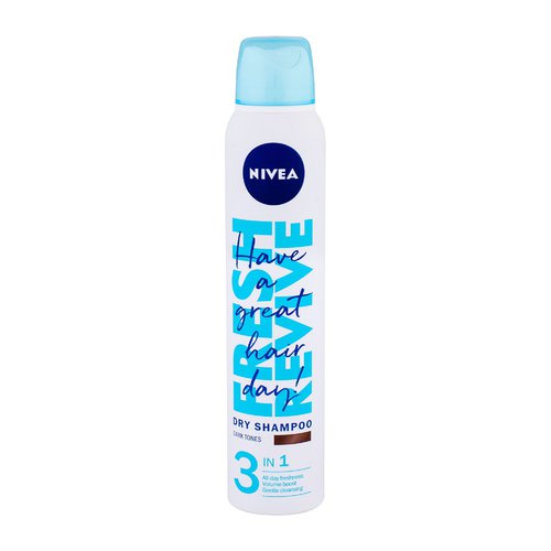 Nivea Fresh Revive Dry Shampoo - Suchý šampon 200 ml - tmavé odstíny
