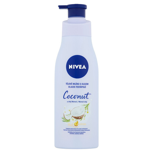 Nivea Coconut & Manoi Oil Body Milk ( normální až suchá pleť ) - Tělové mléko s olejem 200 ml