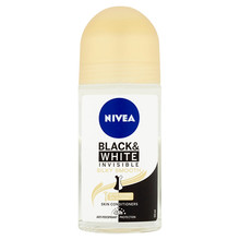 Invisible Black & White Silky Smooth - Kuličkový antiperspirant bez alkoholu 