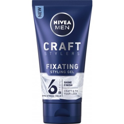 Nivea Men Craft Stylers Fixating gel na vlasy pro vysoký lesk 150 ml