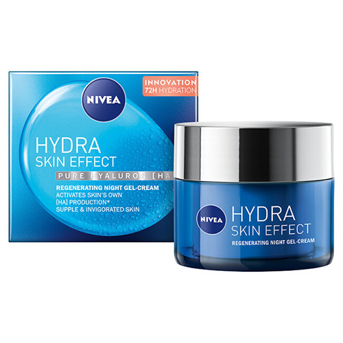 Nivea Hydra Skin Effect Regenerating Night Gel-Cream - Regenerační noční hydratační gel-krém 50 ml