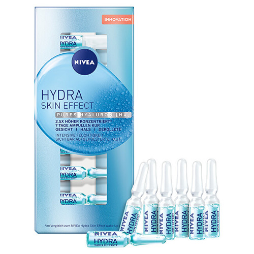 Nivea Hydra Skin Effect hydratační 7denní kúra s kyselinou hyaluronovou 7 x 1 ml