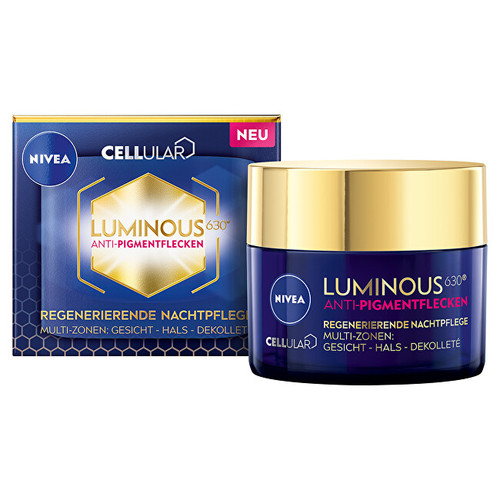 Nivea Cellular Luminous 630 Night Cream - Noční krém proti pigmentovým skvrnám 50 ml