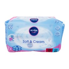 Baby Soft & Cream Wipes - Čistiace obrúsky ( 2 x 63 ks )