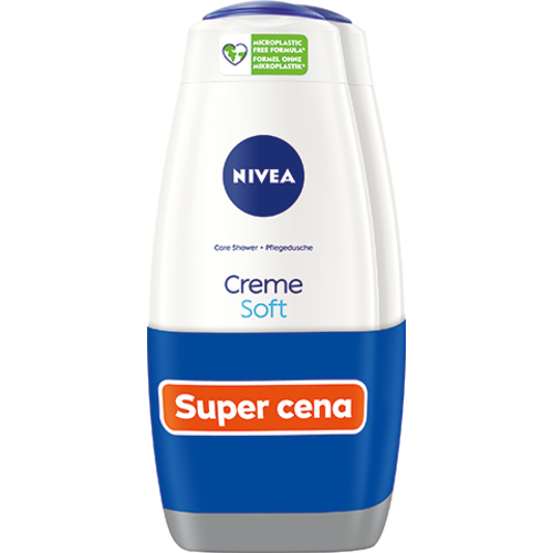 Nivea Creme Soft Shower Gel ( 2 x 500 ml ) - Sprchový gel 500 ml
