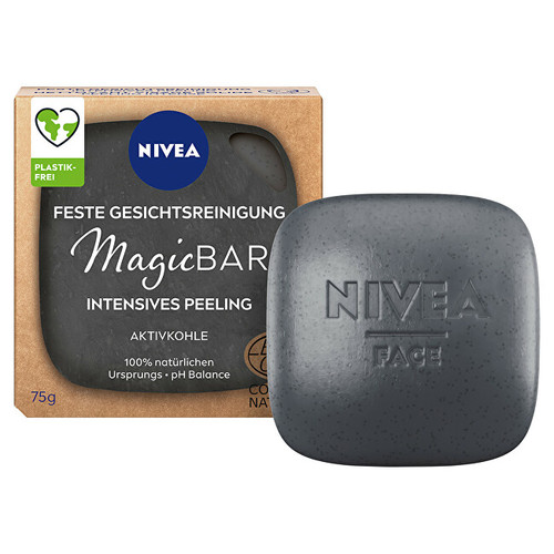Nivea Magic Bar sensitiv hloubkově čisticí peelingové pleťové mýdlo 75 g