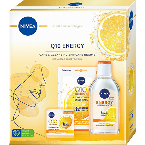 Q10 Energy Set - Darčeková kazeta s antioxidantmi pre pleť plnú energie
