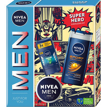 Men Super Hero Set - Darčeková sada telovej starostlivosti
