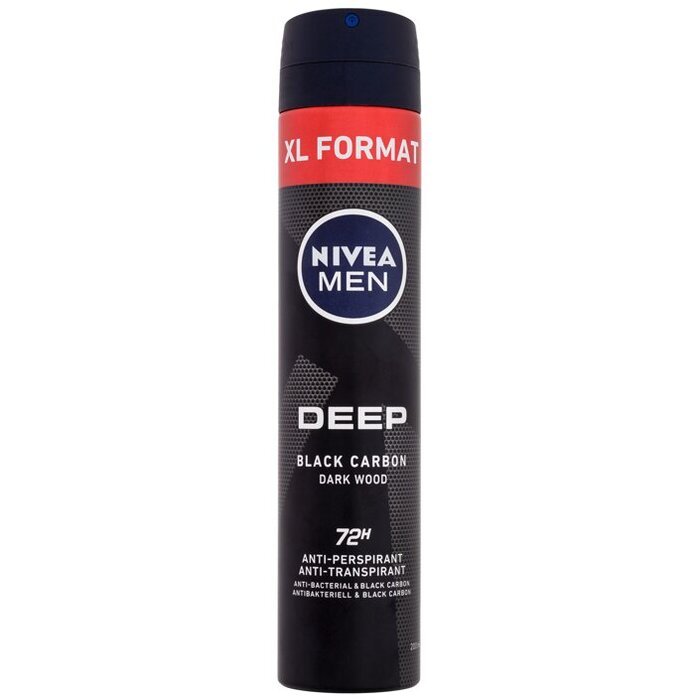 Men Deep Black Carbon 48H Antiperspirant - Antiperspirant 