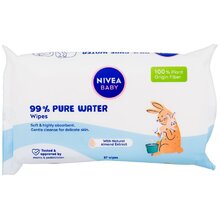 Baby 99% Pure Water Wipes - Čistiace vlhčené obrúsky s vysokým obsahom vody
