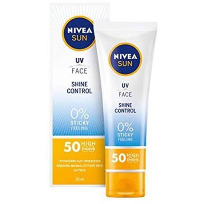 Sun UV Face Shine Control SPF50 - Zmatňujúci opaľovací krém na tvár
