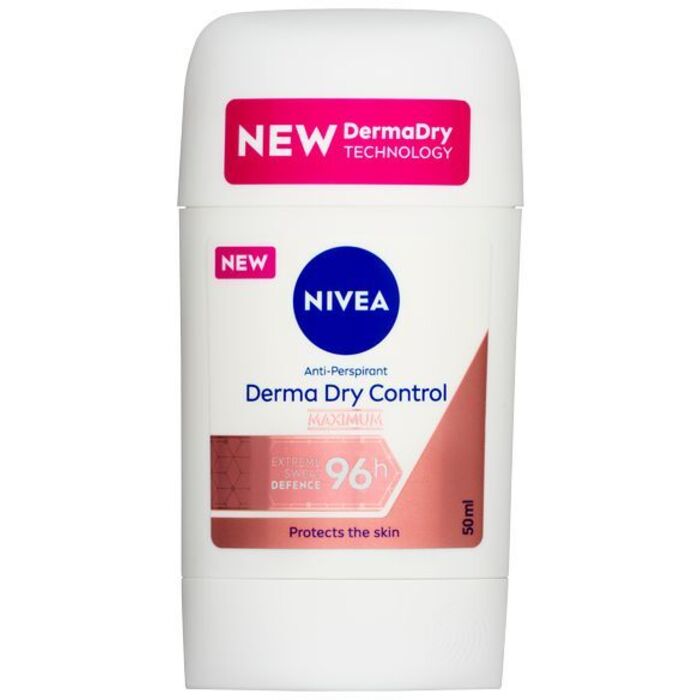 Nivea Derma Dry Control - Tuhý antiperspirant 50 ml