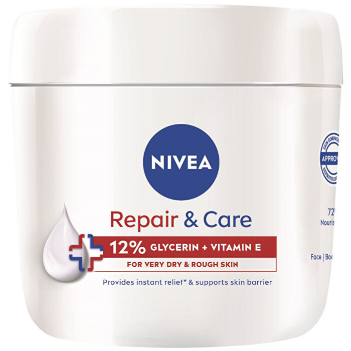 Nivea Repair & Care Cream - Hydratační tělový krém pro suchou a hrubou pokožku 400 ml
