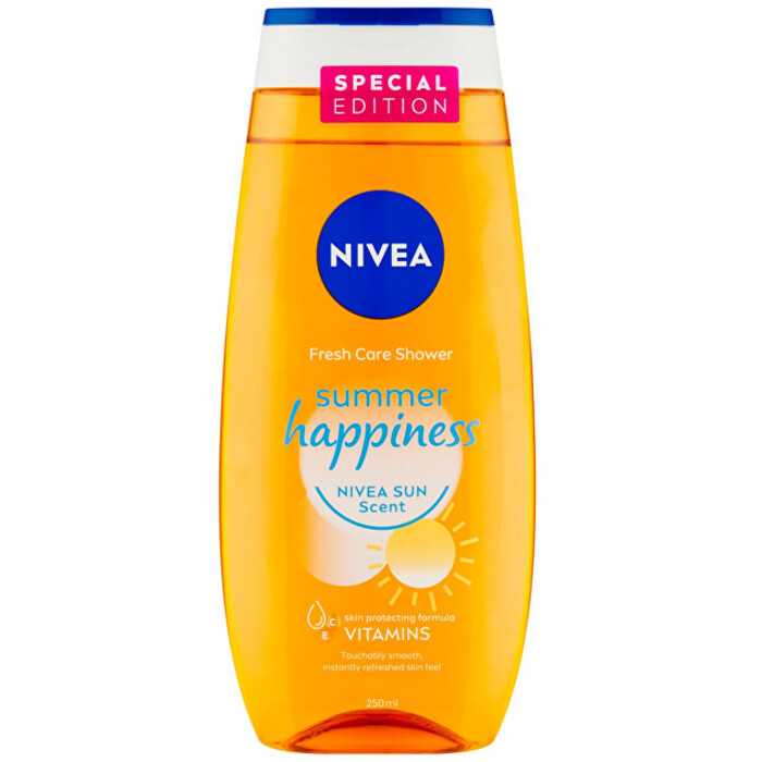 Nivea Summer Happiness Nivea Sun Scent Shower Gel - Osvěžující sprchový gel 250 ml