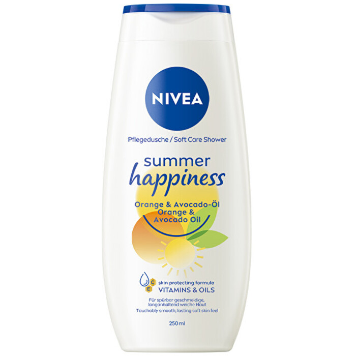 Summer Happiness Orange Shower Gel - Pečující sprchový gel