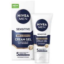 Sensitive Skin & Stubble Cream Gél - Krémový gél na citlivú pleť a strnisko
