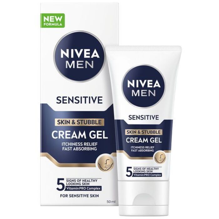 Sensitive Skin & Stubble Cream Gel - Krémový gel na citlivou pleť a strniště