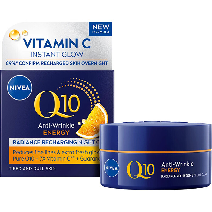 Q10 Energy Cream - Energizujúci nočný krém proti vráskam
