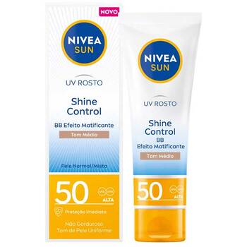 Sun UV Face Shine Control Cream Tinted SPF 50 - Zmatňujúci krém na tvár 50 ml
