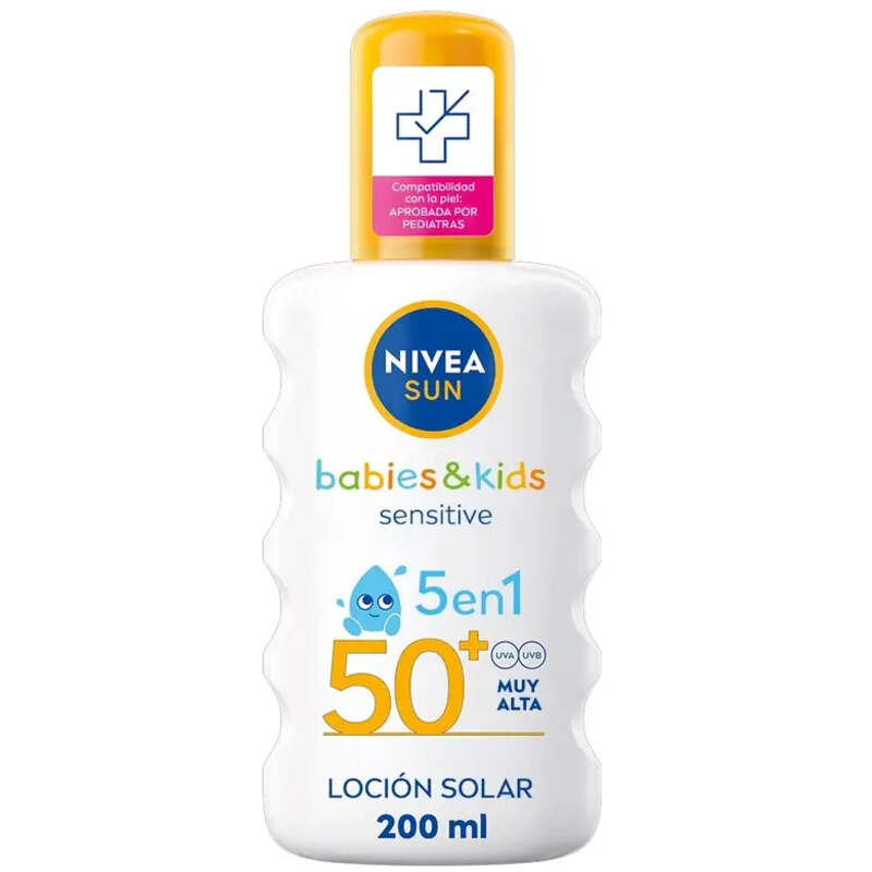 Sun Babies & Kids Sensitive Protect 5 in 1 SPF 50+ - Detský opaľovací sprej
