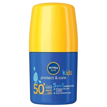 Sun Kids Protect & Care 5-In-1 Roll-On SPF 50+ - Opaľovací krém roll-on
