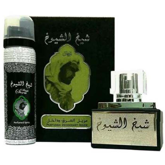 Lattafa Perfumes Sheikh Al Shuyukh Dárková sada unisex parfémovaná voda 50 ml a deospray 50 ml