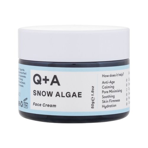 Q+A Snow Algae Intensive Face Cream - Intenzivně vyživující a omlazující pleťový krém 50 g