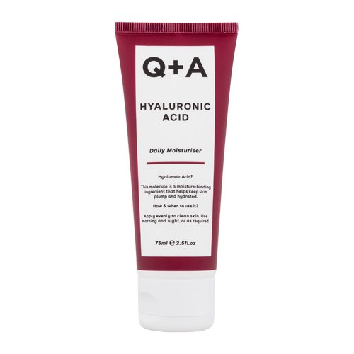 Q+A Hyaluronic Acid Daily Moisturiser Cream - Hydratační pleťový krém 75 ml