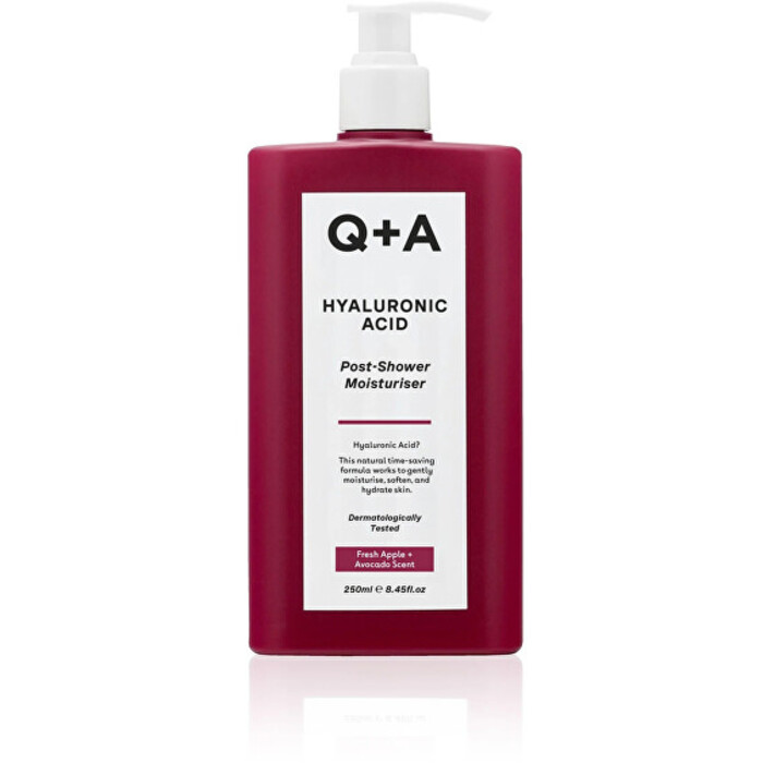 Q+A Hyaluronic Acid Post Shower Moisturiser - Hydratační tělové mléko na vlhkou pokožku 250 ml