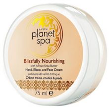 Planet Spa Hand, Elbow and Foot Cream Blissfully Nourishing with African Shea Butter - Vyživující krém na ruce, nohy a lokty s bambuckým máslem 