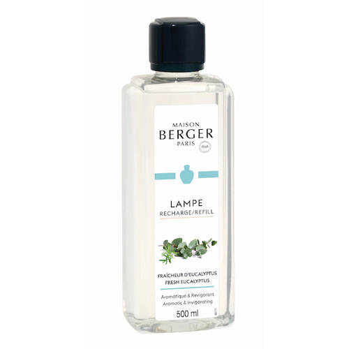 Maison Berger Paris Fresh Eucalyptus Lampe Recharge/Refill ( Čerstvý eukalyptus ) - Náplň do katalytické lampy 500 ml