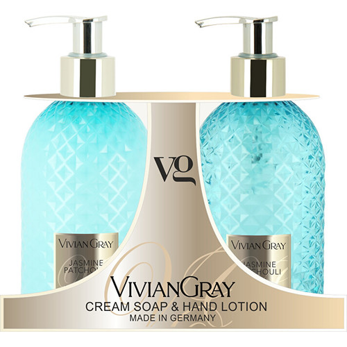 Vivian Gray Jasmine & Patchouli Cream Soap & Hand Lotion Set - Kosmetická sada péče o ruce