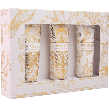 White Velvet Hand Cream Set - Dárková sada krémů na ruce