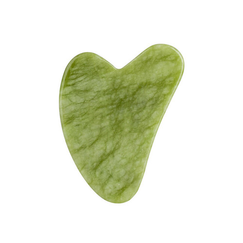 PALSAR7 Masážní destička Guasha (zelený xiuyan jadeit)