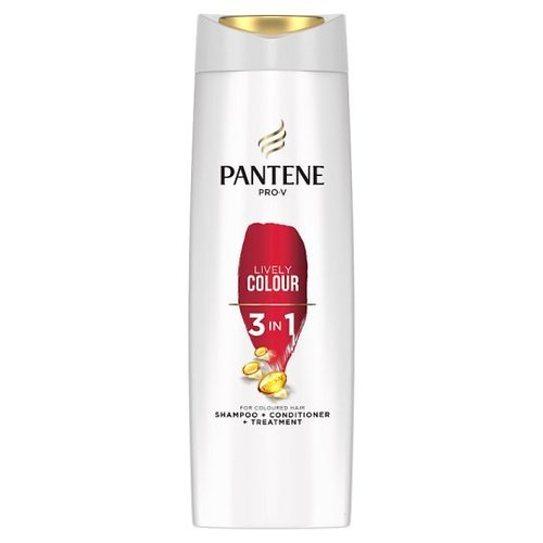 Pantene Lively Colour Shampoo ( barvené vlasy ) - Šampon 3 v 1 400 ml