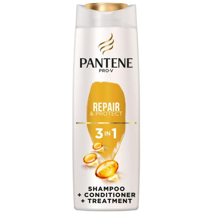 Pantene Intensive Repair 3 in 1 Shampoo - Regenerační šampon, kondicionér a maska pro poškozené vlasy 360 ml