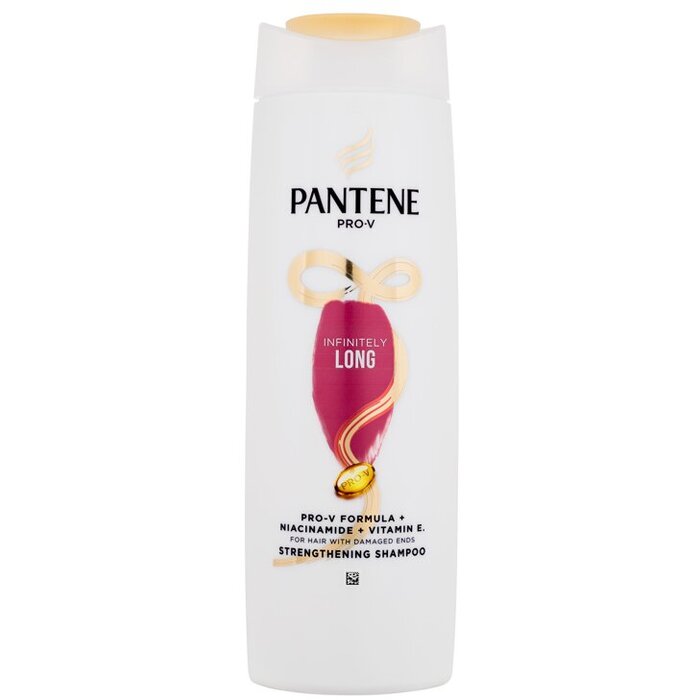 Pantene Infinitely Long Strengthening Shampoo - Posilující šampon na středně dlouhé a dlouhé vlasy 400 ml