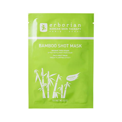 Erborian Bamboo Shot Mask Face Sheet Mask - Hydratační pleťová maska 15 g